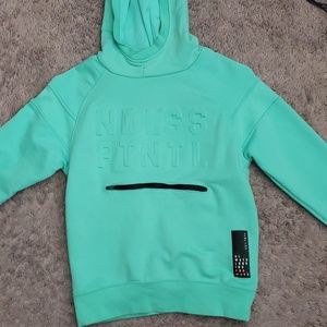 Turquoise hoodie